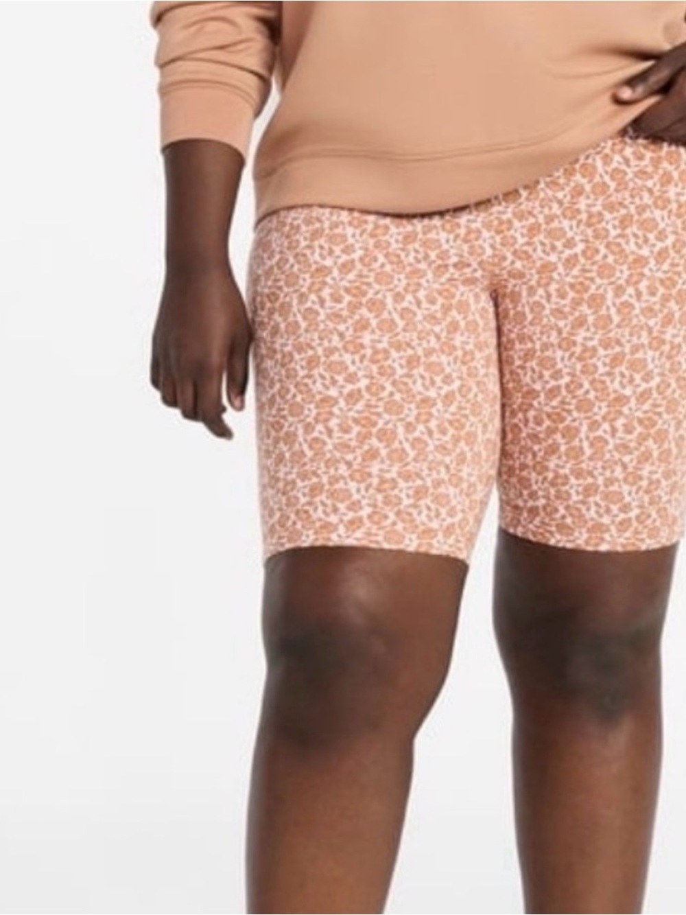 NWT 1X 16W-18W floral bike shorts Terra and sky 1883